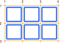 numbered grid cells